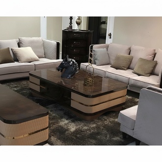 Couch Tisch Kaffee Beistell Designer Tische Wohnzimmer Sofa Edler Holz
