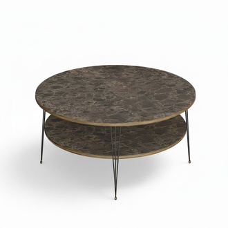 Couchtisch aus Holz in Braun im eleganten Design