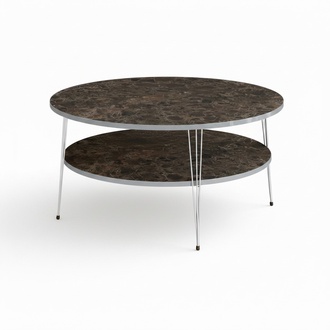 Couchtisch aus Holz in Braun im eleganten Design