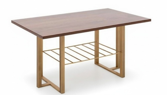 Couchtisch mit Ablageboden – schlichtes Design und praktische Funktion