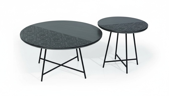 Couchtisch Modern Beistelltisch Designer Wohnzimmertisch Schwarz Tisch