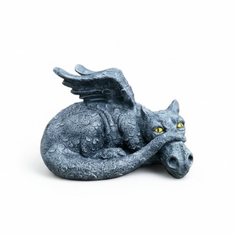 Deko Figur Statue Skulptur 53x 52 cm FIguren Statuen Skulpturen Drachen