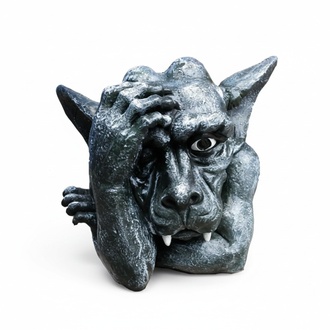 Deko Figur Statue Skulptur 35 cm FIguren Statuen Skulpturen Drachen