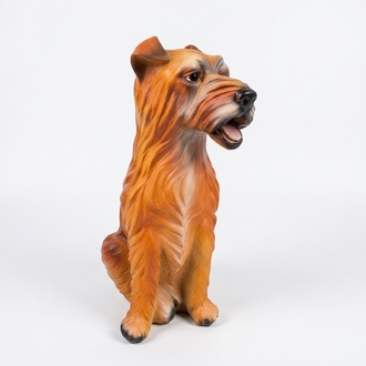 Deko Figur Statue Skulptur 40 cm Figuren Statuen Skulpturen Garten Hund