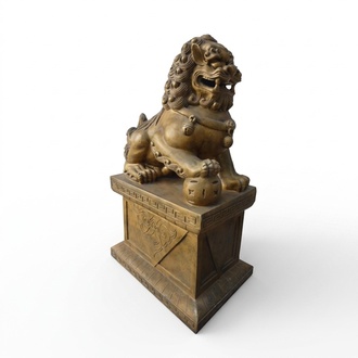 Deko Figur Statue Skulptur 70 cm Figuren Statuen Skulpturen Löwe