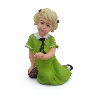 Deko Figur Statue Skulptur 48 cm Figuren Statuen Skulpturen Garten Mädchen