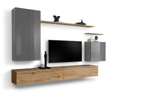 Modern Möbel Luxus Wohnwand Wohnzimmer Einrichtung Komplette Set Wandschrank