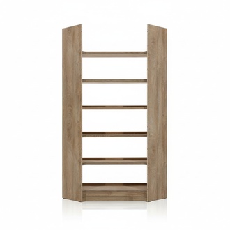 Eckregal Regal Schrank Wohn Zimmer Wand Schränke Büro Regale Luxus