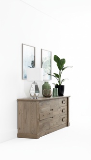 Designer Kommode Anrichte Side Low Board Schrank Wohn Zimmer Regal