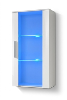 Wohnzimmer Weiß Hänge Vitrine Regal Möbel Neu Designer Wandschrank Luxus