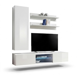 Moderne Wohnwand TV-Ständer Wandschrank Wand Regale Wohnzimmer Design Möbel