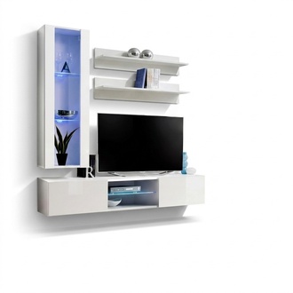 Moderne Wohnwand TV-Ständer Wandschrank Wand Regale Wohnzimmer Design Möbel