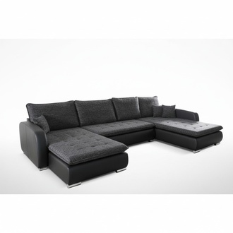 Design Ecksofa Sofa Elena Bettfunktion Couch Polster Sitz Eck Sofas XXL Neu