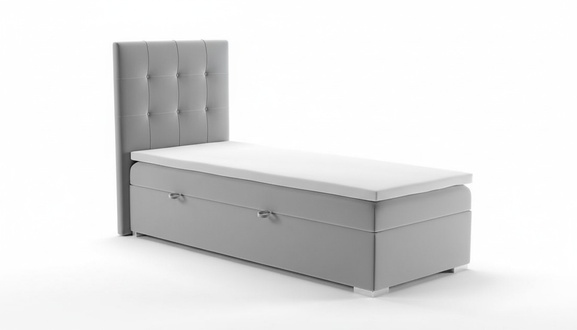 Luxus Boxspring Bett Hotel Betten Polster Funktion Bettkasten 90x200cm