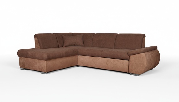 Bettfunktion Stoff Ecksofa L-Form Sofa Couch Design Couch Polster Textil