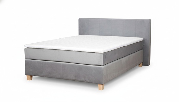 Boxspring Bett Kasten Funktion Hotel Doppel Komplett Set Topper Matratze