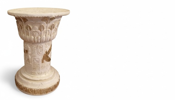 Design Ägyptische Kolumne Dekosäule Säulen Blumensäule Ständer Podest