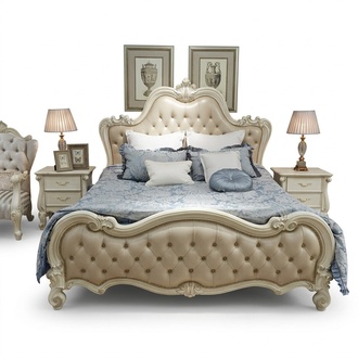Design Bett Doppel Luxus Schlaf Zimmer Betten Leder Hotel 180x200cm