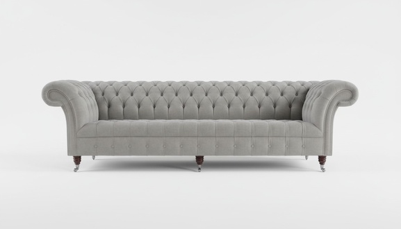 Design Chesterfield Sofa 4 Sitzer Couch Polster Luxus Klassische