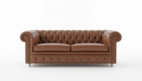 Design Chesterfield Sofagarnitur 3-Sitzer Leder Couch Polster Sofas