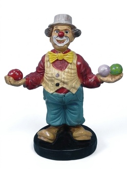 Design Clown Figur Statue Skulptur Figuren Skulpturen Dekoration Deko