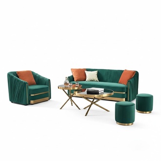 Design Couch Polster Sitz Garnitur Sofa Garnituren 3+2+1 Chesterfield Leder
