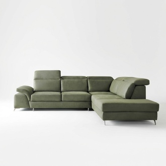 Design Couch Sofa Polster Schlafsofa Wohnzimmer Ecksofa Textl Stoff