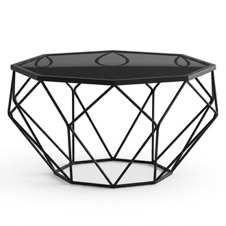 Design Couchtisch mit Beistelltisch 2tlg. Set Edelstahl Tisch Sofa Tische Neu