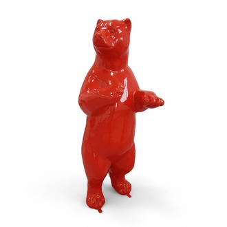 Design Dekoration Figur Bär aus Kunststoff Garten Skulptur Statuen 178cm