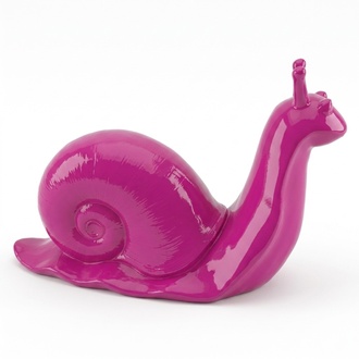 Design Dekoration Figur Schnecke aus Kunststoff Garten Skulptur Statuen