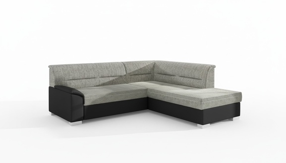 Design Ecksofa Schlafsofa Bettfunktion Couch Leder Textil Polster Sofas