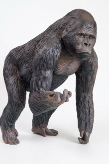 Design Gorilla Figur Statue Skulptur Figuren Skulpturen Garten Dekoration