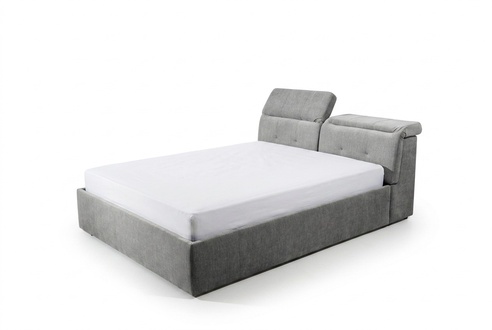 Design Graue Betten Luxus Samt Velvet Polster Bett Hotel Doppel Stoff 160x200