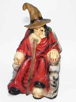 Design Hexe Figur Statue Skulptur Figuren Skulpturen Deko Statuen Dekoration