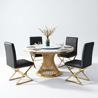 Design Holz Tisch Runder Esstisch Rund Ess Tische 130cm Luxus Klasse