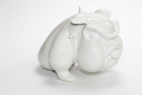 Design Hund Figur Statue Skulptur Figuren Skulpturen Dekoration Deko