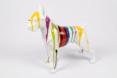 Design Hund Figur Statue Skulptur Figuren Skulpturen Dekoration Deko