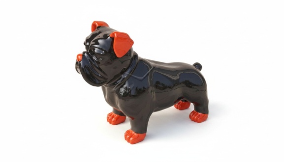 Design Hund Figur Statue Skulptur Figuren Skulpturen Dekoration Deko Neu