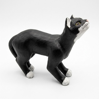 Design Katze Figur Garden Statue Skulptur Figuren Skulpturen Dekoration Neu