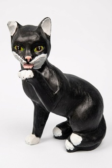 Design Katze Figur Garden Statue Skulptur Figuren Skulpturen Dekoration