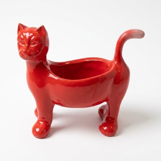 Design Katze Figur Statue Skulptur Figuren Skulpturen Dekoration Deko Neu