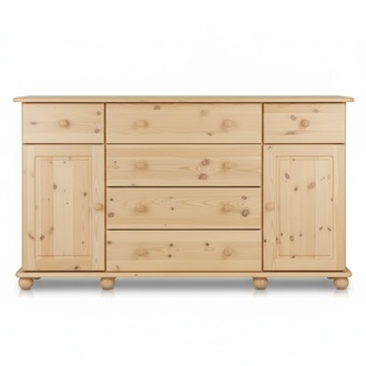 Design Kommode Handarbeit Holz Anrichte Sideboard Schrank Neu Vollholz Möbel Neu