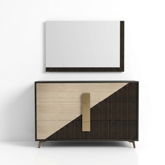 Design Kommode Kommoden Holz Anrichte Moderne Sideboard Hoch Schrank