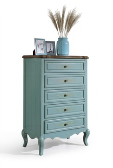 Design Kommode Schrank Highboard Amerikanisch Stil Wohnzimmer