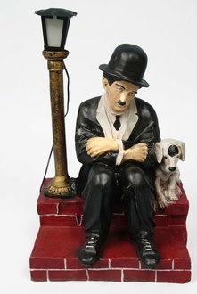 Design Laurel Hardy Figur Statue Skulptur Figuren Skulpturen Deko Statuen