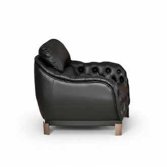 Design Lederstuhl Stühle Esszimmerstuhl Bürostuhl Klassisch Schwarz Sessel Stuhl
