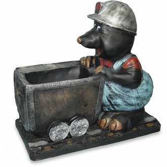 Design Maulwurf Figur Garten Statue Skulptur Figuren Skulpturen Deko