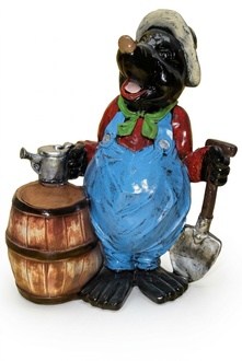 Design Maulwurf Figur Garten Statue Skulptur Figuren Skulpturen Dekoration