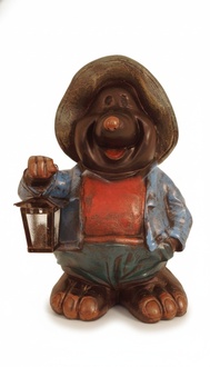 Design Maulwurf Lampe Figur Garten Statue Skulptur Figuren Skulpturen