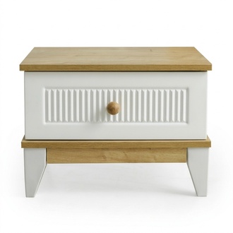 Design Modern Möbel Nachttisch Kinder Beistell Jugendzimmer Weiß Holz